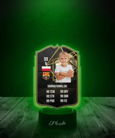 Lampka LED Plexido Piłka Nożna FIFA Twoje Zdjęcie Team of the Week Gold - 3