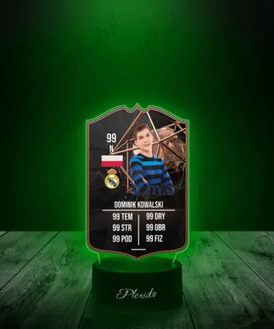 Lampka LED Plexido Piłka Nożna FIFA Twoje Zdjęcie Team of the Week Bronze - 3