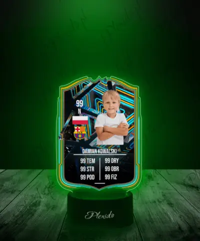 Lampka LED Plexido Piłka Nożna FIFA Twoje Zdjęcie Ones to Watch - 3