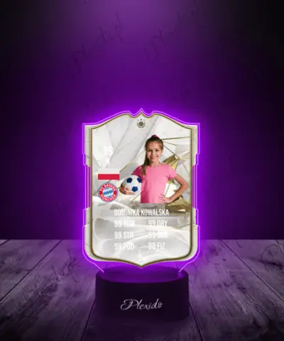 Lampka LED Plexido Piłka Nożna FIFA Twoje Zdjęcie Icon  Legend - 2