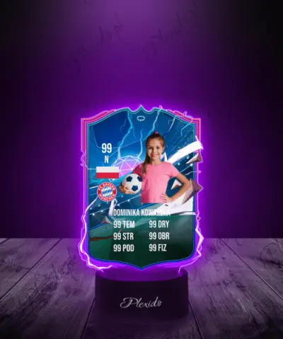 Lampka LED Plexido Piłka Nożna FIFA Twoje Zdjęcie UCL Womens Heroes - 2