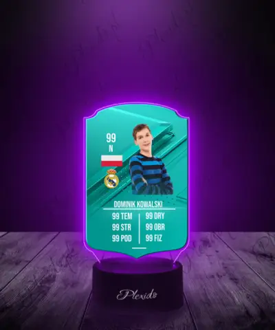 Lampka LED Plexido Piłka Nożna FIFA Twoje Zdjęcie Pro Player - 2