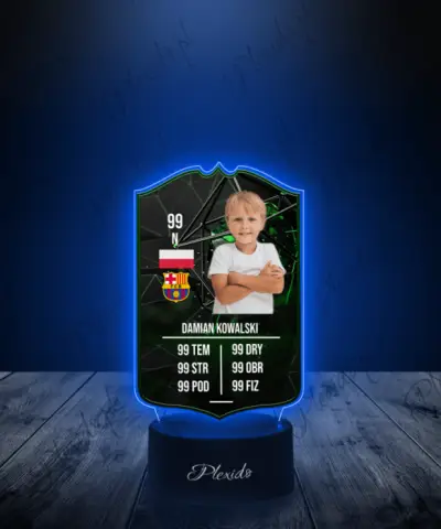 Lampka LED Plexido Piłka Nożna FIFA Twoje Zdjęcie Man of the Match - 3