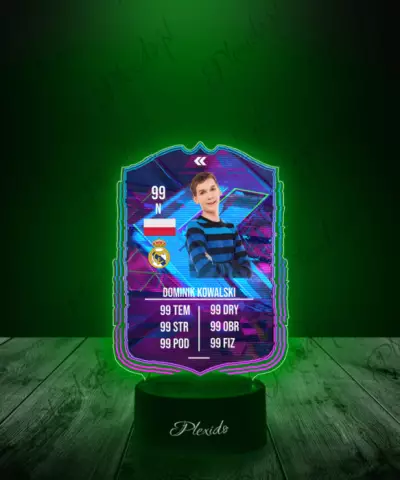 Lampka LED Plexido Piłka Nożna FIFA Twoje Zdjęcie Flashback SBC - 3