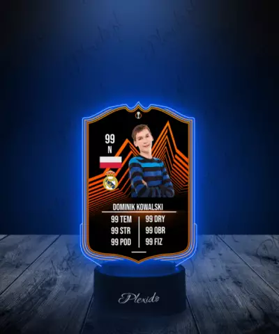 Lampka LED Plexido Piłka Nożna FIFA Twoje Zdjęcie Europa League RTTK - 3