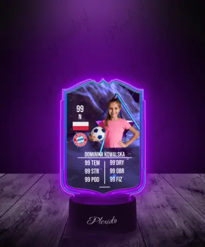 Lampka LED Plexido Piłka Nożna FIFA Twoje Zdjęcie End of an Era - 2