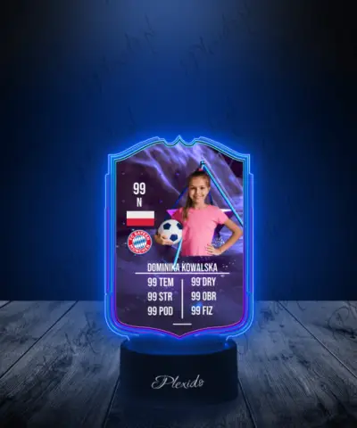 Lampka LED Plexido Piłka Nożna FIFA Twoje Zdjęcie End of an Era - 3