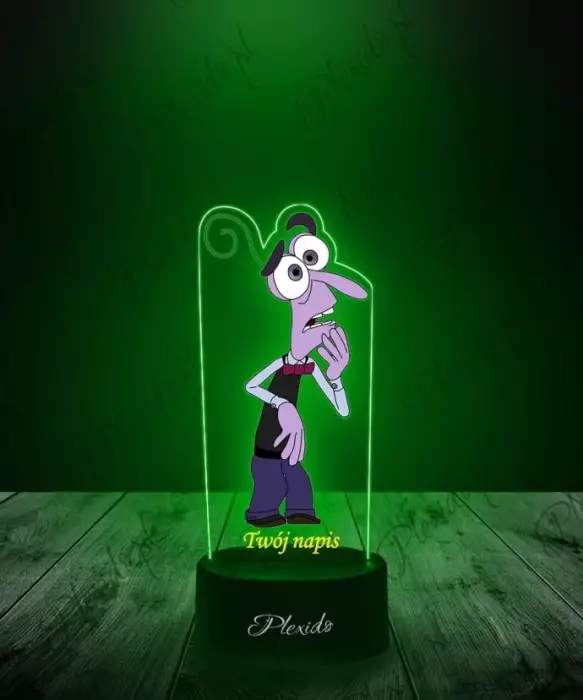 Lampka LED 3D Plexido z Nadrukiem W Głowie Się Nie Mieści Strach - 1