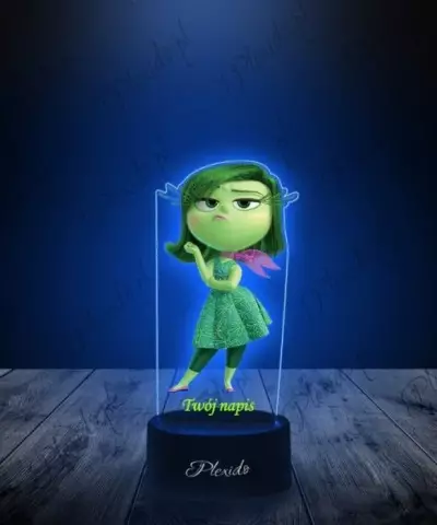 Lampka LED 3D Plexido z Nadrukiem W Głowie Się Nie Mieści Odraza - 3