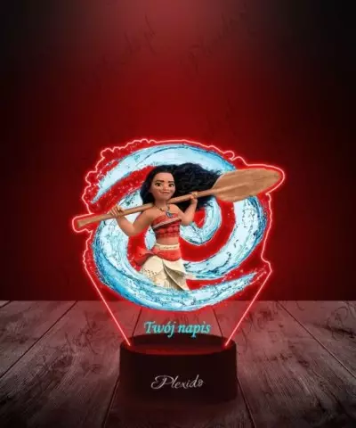 Lampka LED 3D Plexido z Nadrukiem Bajka Vaiana Moana - 2