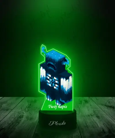 Lampka LED Plexido z Nadrukiem Gra Minecraft Warden