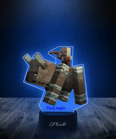 Lampka LED Plexido z Nadrukiem Gra Minecraft Pillager - 2