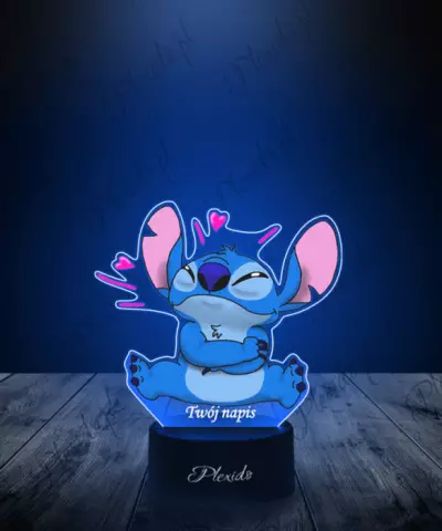 Lampka LED 3D Plexido z Nadrukiem Bajka Stich - 2