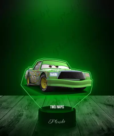 Lampka LED 3D Plexido z Nadrukiem Bajka Auta Marek Marucha - 3