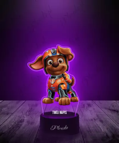 Lampka LED 3D Plexido z Nadrukiem Bajka Psi Patrol Zuma - 2