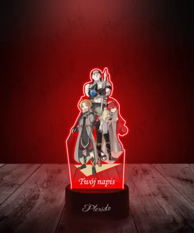 Lampka LED 3D Plexido z Nadrukiem UV Moshoku Tensei - 2