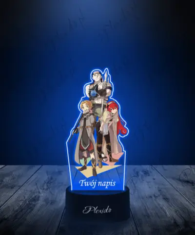 Lampka LED 3D Plexido z Nadrukiem UV Moshoku Tensei - 3