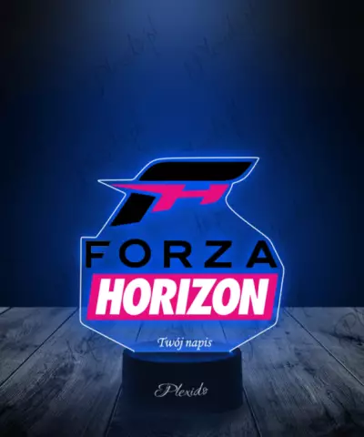 Lampka LED 3D Plexido z Nadrukiem Forza Horizon - 3