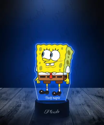 Lampka LED 3D Plexido z Nadrukiem Spongebob - 2