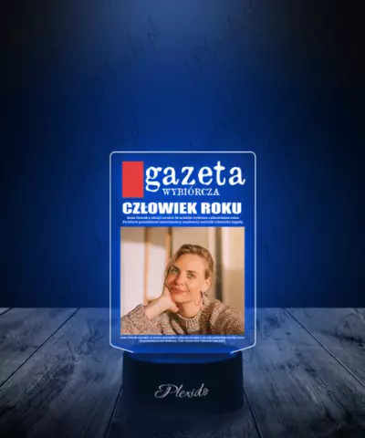 Lampka LED 3D Plexido z Nadrukiem Prezent na 30 Urodziny - 3