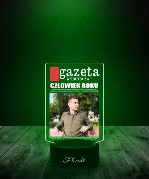 Lampka LED 3D Plexido z Nadrukiem Prezent na 30 Urodziny dla Mężczyzny - 1