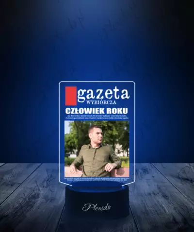 Lampka LED 3D Plexido z Nadrukiem Prezent na 30 Urodziny dla Mężczyzny - 3