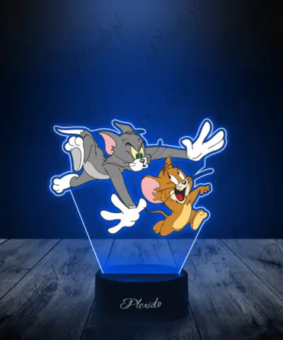 Lampka LED 3D Plexido z Nadrukiem Tom i Jerry - 2