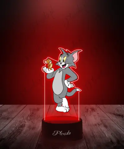 Lampka LED 3D Plexido z Nadrukiem Bajka Tom i Jerry - 2