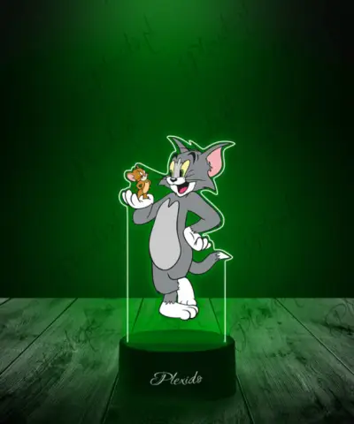 Lampka LED 3D Plexido z Nadrukiem Bajka Tom i Jerry - 3