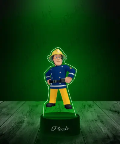Lampka LED 3D Plexido z Nadrukiem Bajka Strażak Sam - 3