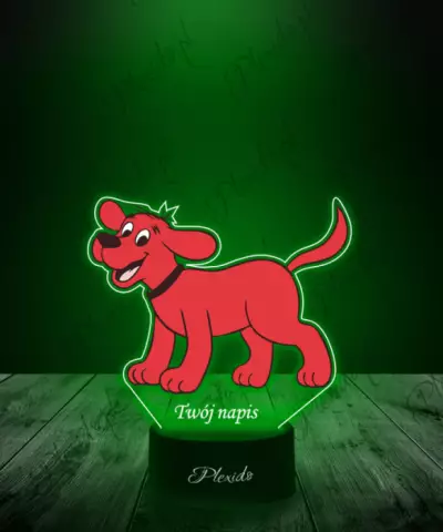 Lampka LED 3D Plexido z Nadrukiem Bajka Clifford - 2