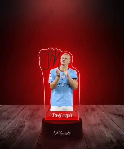 Lampka LED 3D Plexido z Nadrukiem Piłkarz Erling Haaland - 2
