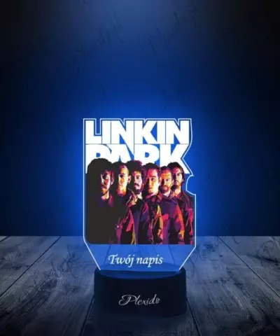 Lampka LED 3D Plexido z Nadrukiem Linkin Park - 1