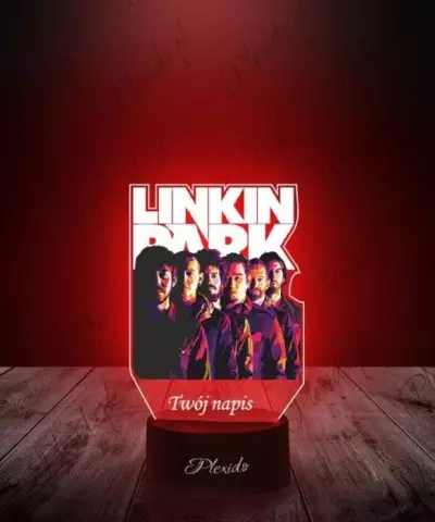 Lampka LED 3D Plexido z Nadrukiem Linkin Park - 2