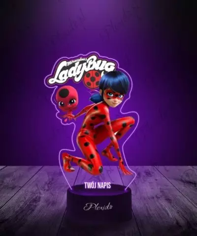 Lampka LED 3D Plexido z Nadrukiem Bajka Miraculum - 2