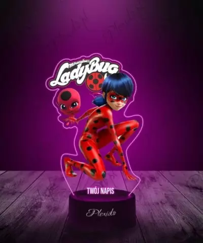 Lampka LED 3D Plexido z Nadrukiem Bajka Miraculum - 3