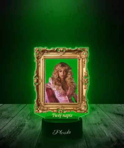 Lampka LED 3D Plexido z Nadrukiem Piosenkarka Beyonce - 2