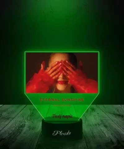 Lampka LED 3D Plexido z Nadrukiem Piosenkarka Ariana Grande - 3