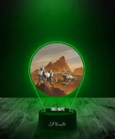Lampka LED 3D Plexido z Nadrukiem Gra Terraformacja Marsa - 2