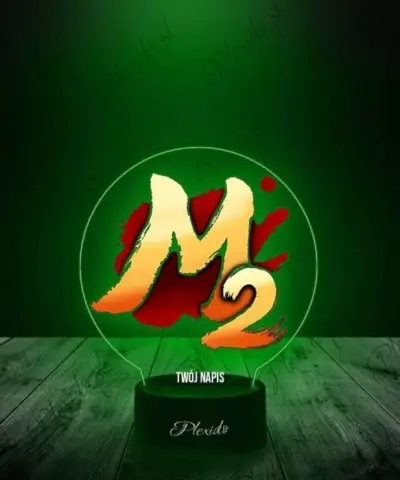 Lampka LED 3D Plexido z Nadrukiem Gra Metin 2 Logo M2 - 2