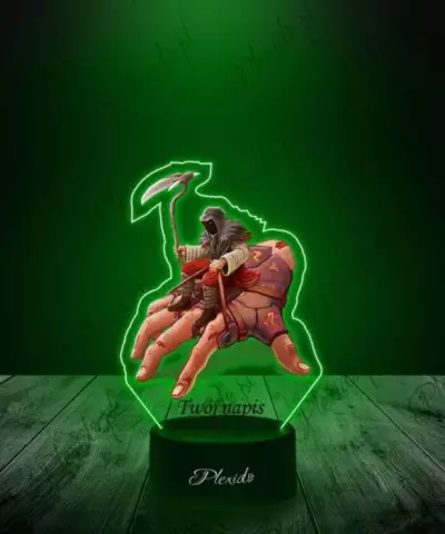 Lampka LED 3D Plexido z Nadrukiem Tibia The Hellgrip - 1