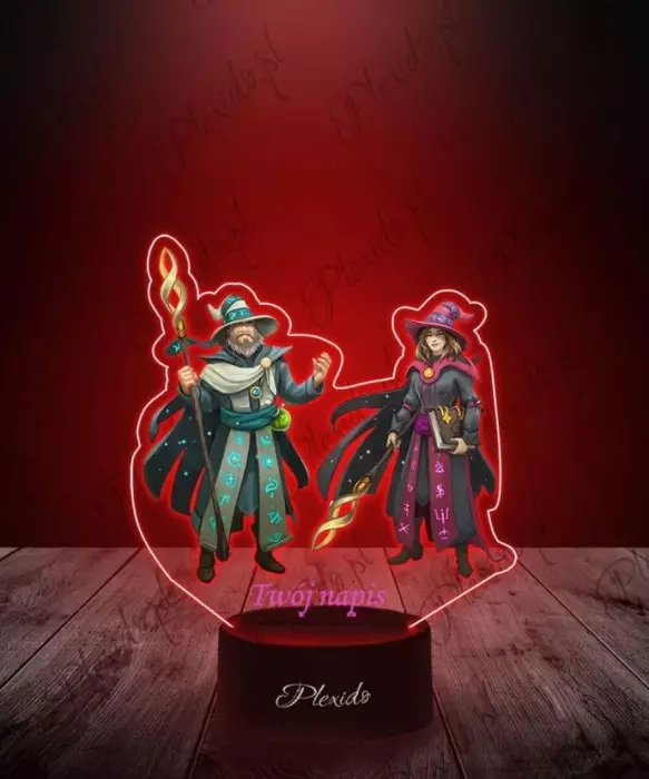 Lampka LED 3D Plexido z Nadrukiem Tibia Rune Masters - 1