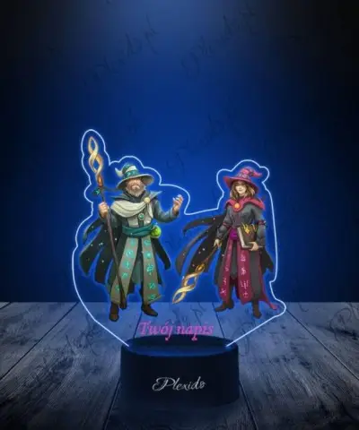 Lampka LED 3D Plexido z Nadrukiem Tibia Rune Masters - 2