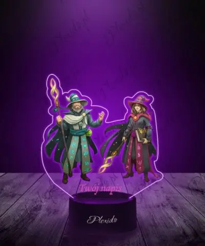 Lampka LED 3D Plexido z Nadrukiem Tibia Rune Masters - 3