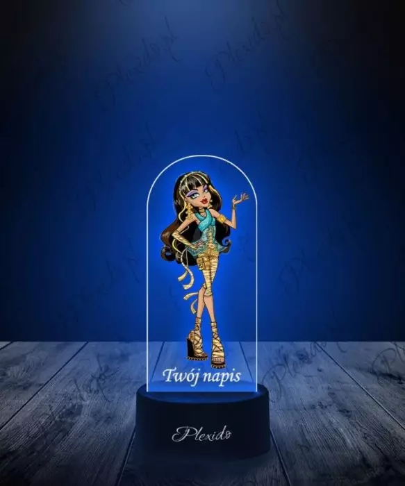 Lampka LED 3D Plexido z Nadrukiem Monster High Cleo De Nile - 1