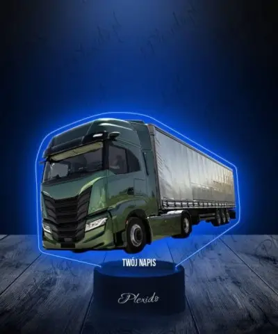 Lampka LED 3D Plexido z Nadrukiem Ciężarówka Iveco S-Way - 2