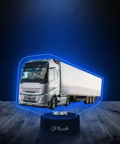 Lampka LED 3D Plexido z Nadrukiem Ciężarówka Volvo FH - 2
