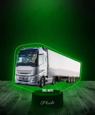 Lampka LED 3D Plexido z Nadrukiem Ciężarówka Volvo FH - 3