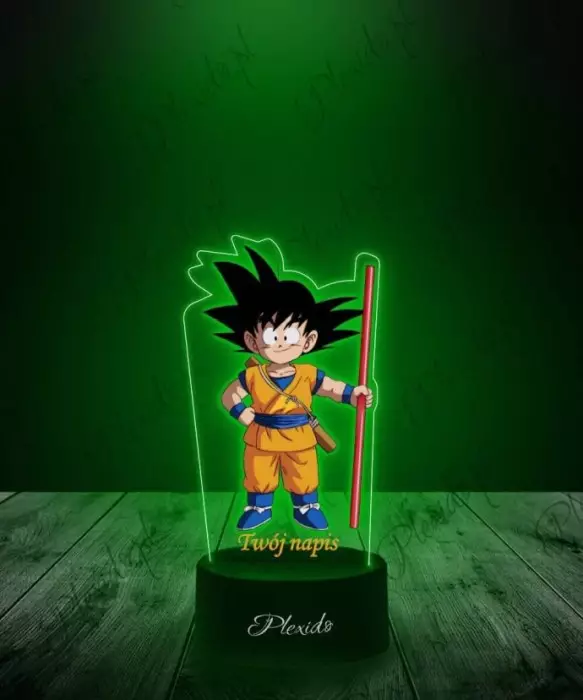 Lampka LED 3D Plexido z Nadrukiem Prezent Anime Dragon Ball Daima Goku - 1
