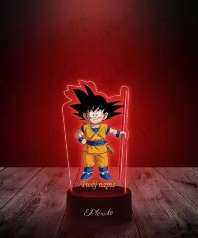 Lampka LED 3D Plexido z Nadrukiem Prezent Anime Dragon Ball Daima Goku - 2